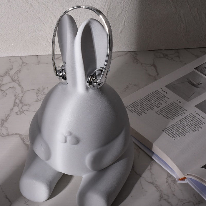 Creative Earring Resin Rabbit Ornaments