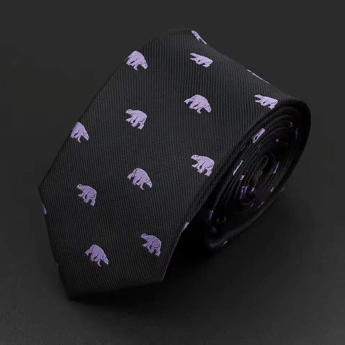 Men's Microfiber Jacquard Neckties – 29 Animal Inspired Designer Styles