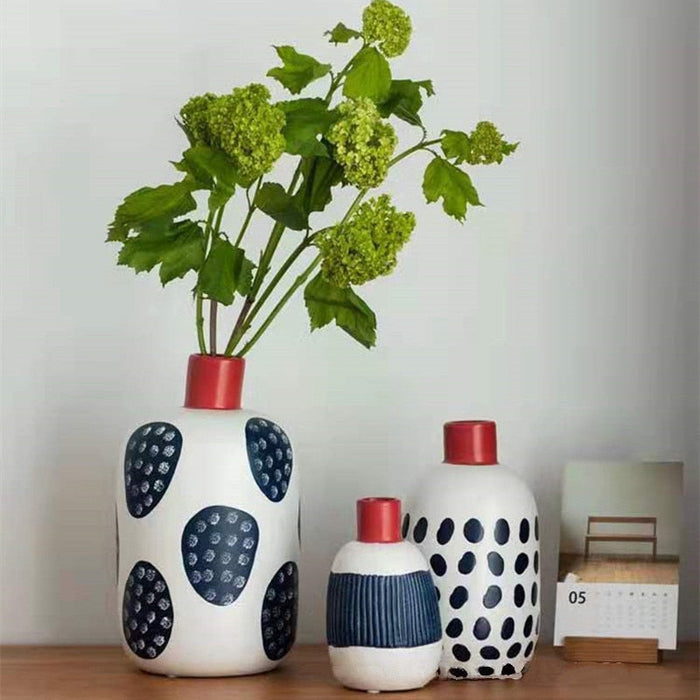 DOTTA Graffiti-Style Ceramic Vase