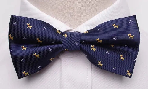 Blue Fancy Bow Tie for Men - Elegant and Stylish Accessory