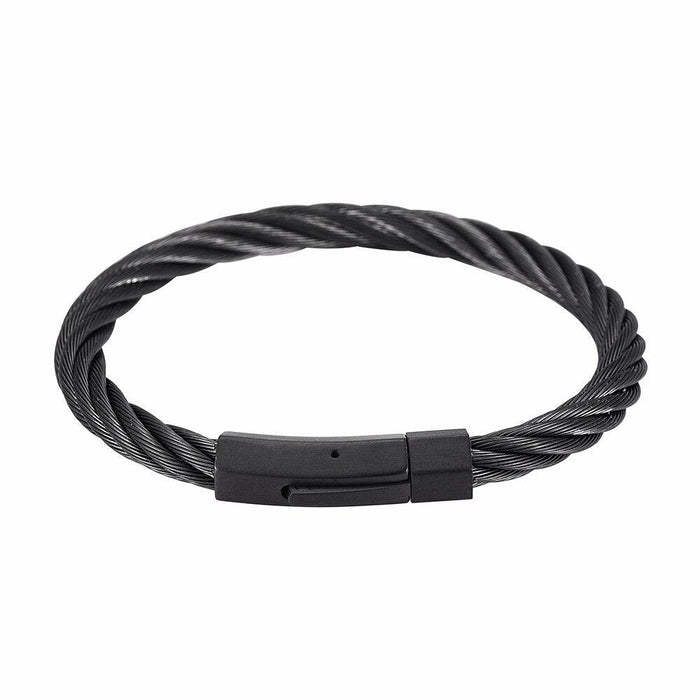 Silver Mezo Bracelet - Elegant Stainless Steel