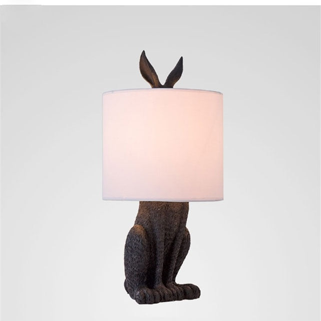 Unique Design Masked Rabbit Modern Table Lamp