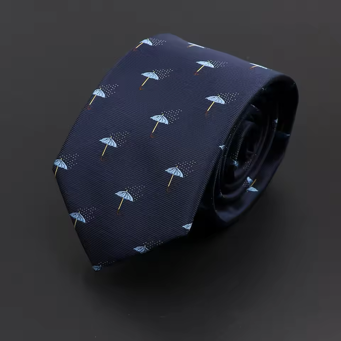Men’s Designer Ties – Slim Modern Polyester Neckties with 17 Unique Styles