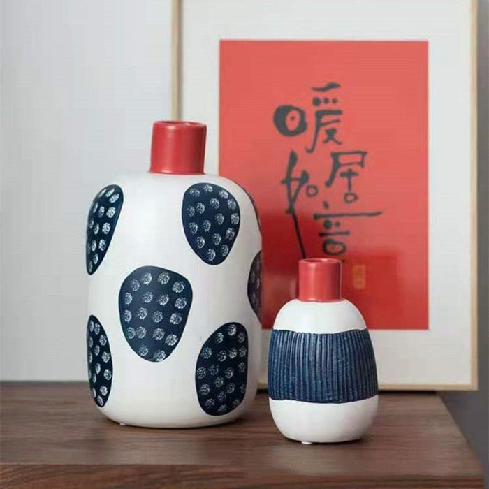 DOTTA Graffiti-Style Ceramic Vase