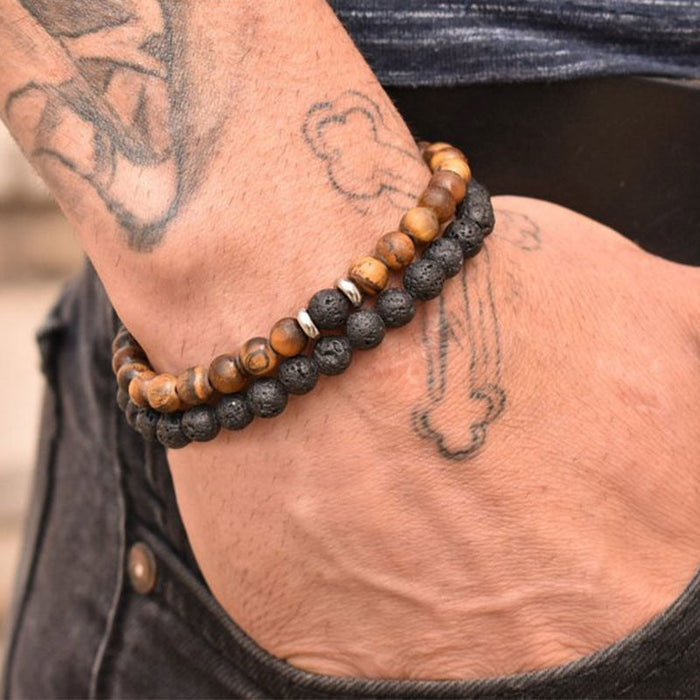 Elegant Feline Vision Bracelet Black