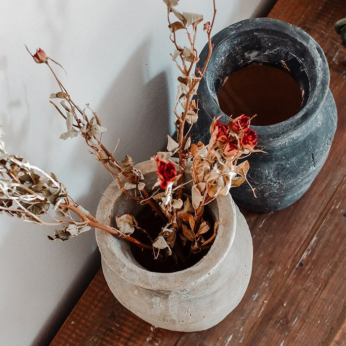 TERRACOTTA-Ceramic Flower Vase