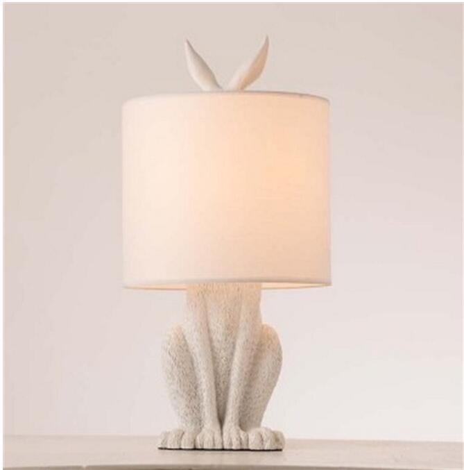 Unique Design Masked Rabbit Modern Table Lamp