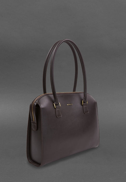 Casual Women's Leather Briefcase Messenger Bag