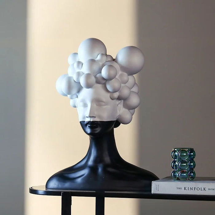 Mysterious Woman Resin Tabletop Ornament