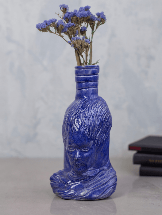 Lucrecia Art Deco Vase Bottle - Antique Style Vase Handmade