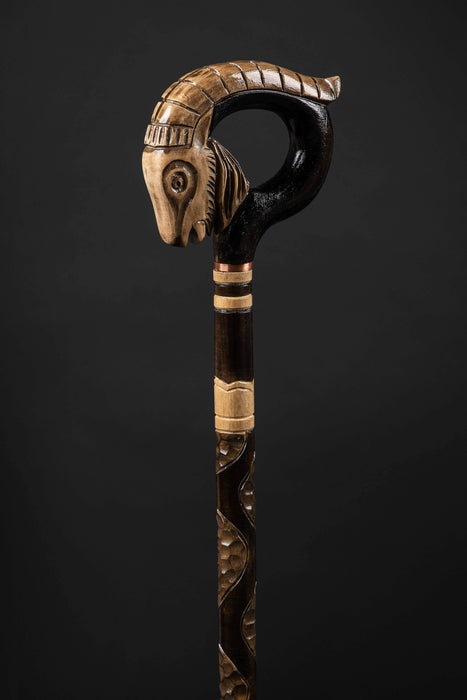 Ram Handle Walking Cane Gift For Men and Women