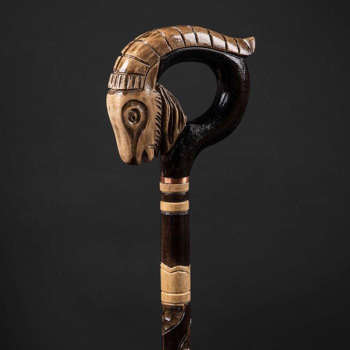 Ram Handle Walking Cane Gift For Men and Women