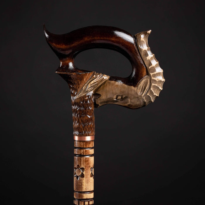 Steampunk Walking Stick For Men, Seahorses Costume Canes For Men