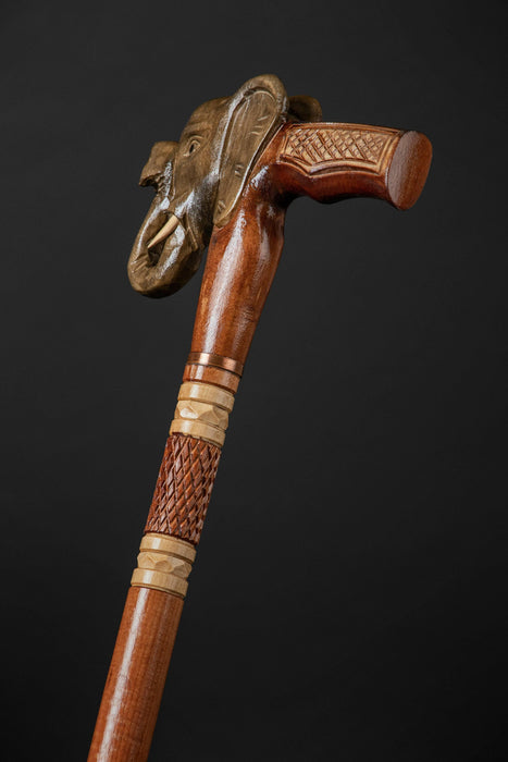 Wooden Walking Stick Elephant Designer Canes For Men