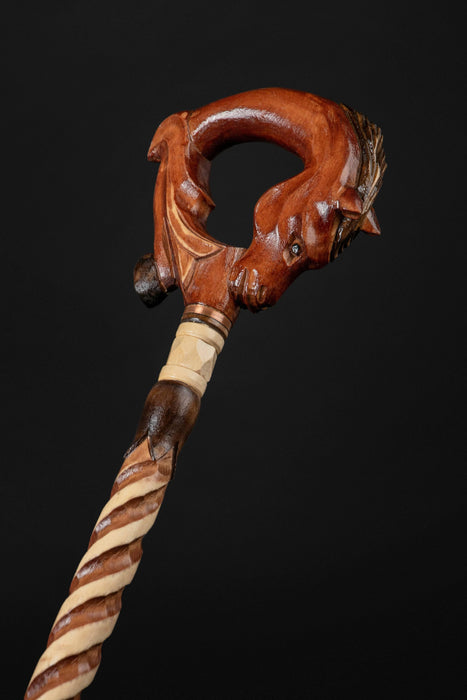 Wooden Walking Stick Horse Designer Canes For Men