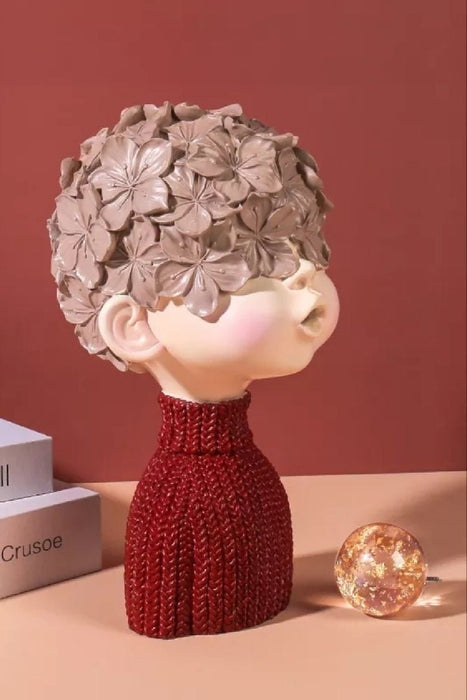 Bubble Boy Figurine Elegant Style Home Decor