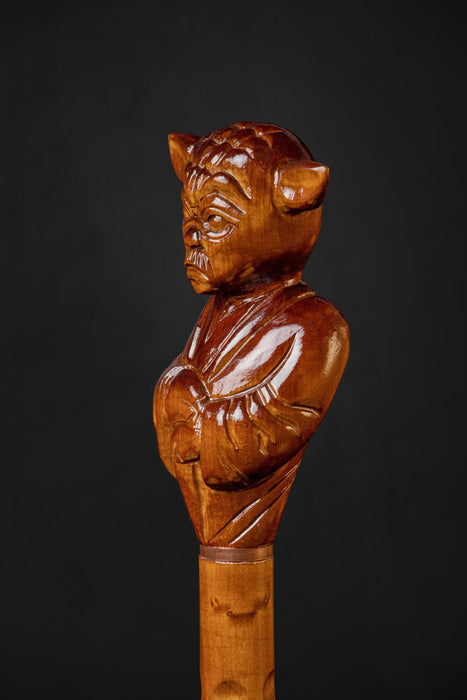 Rare Antique Vintage Walking Stick - Cool Hand Carved Cane