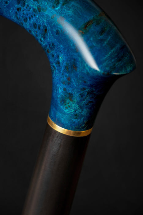 Fashionable Exotic Burl Wood Walking Stick – Artisan Handcrafted Cane