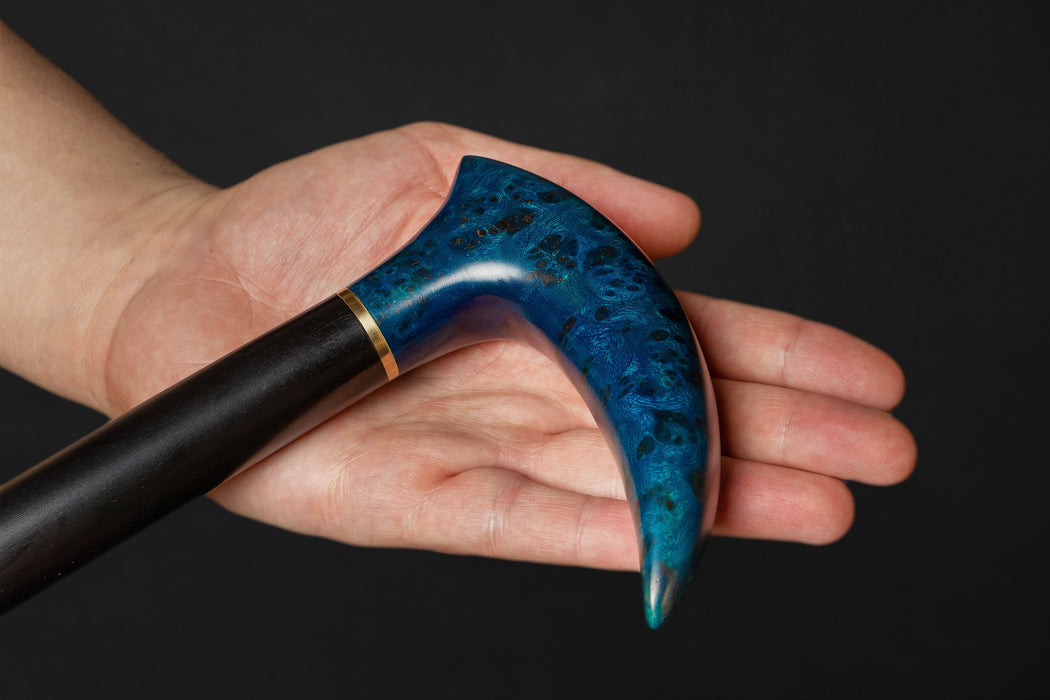 Fashionable Exotic Burl Wood Walking Stick – Artisan Handcrafted Cane