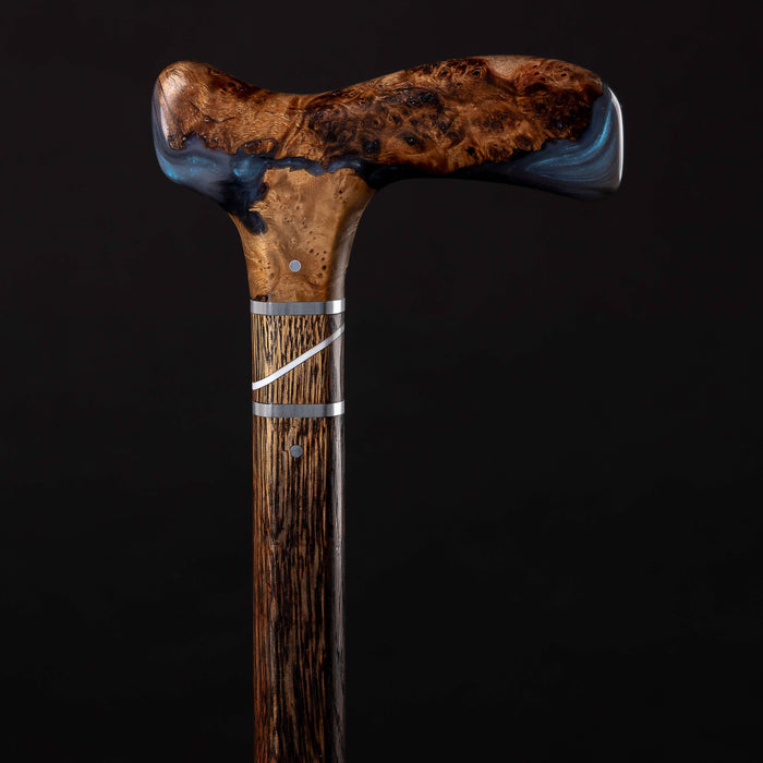 Stylish Walking Cane Modern Handle, Art Designer Walking Stick