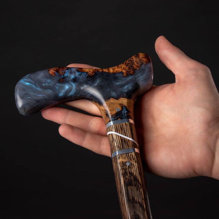 Stylish Walking Cane Modern Handle, Art Designer Walking Stick