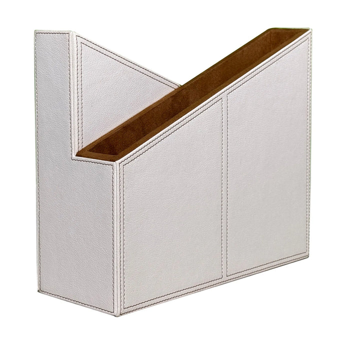 Luxury Ivory Organizer Set – Suede Lining & Wood Details