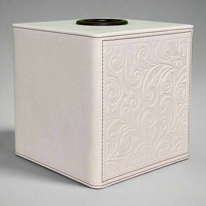 Luxury Ivory Organizer Set – Suede Lining & Wood Details