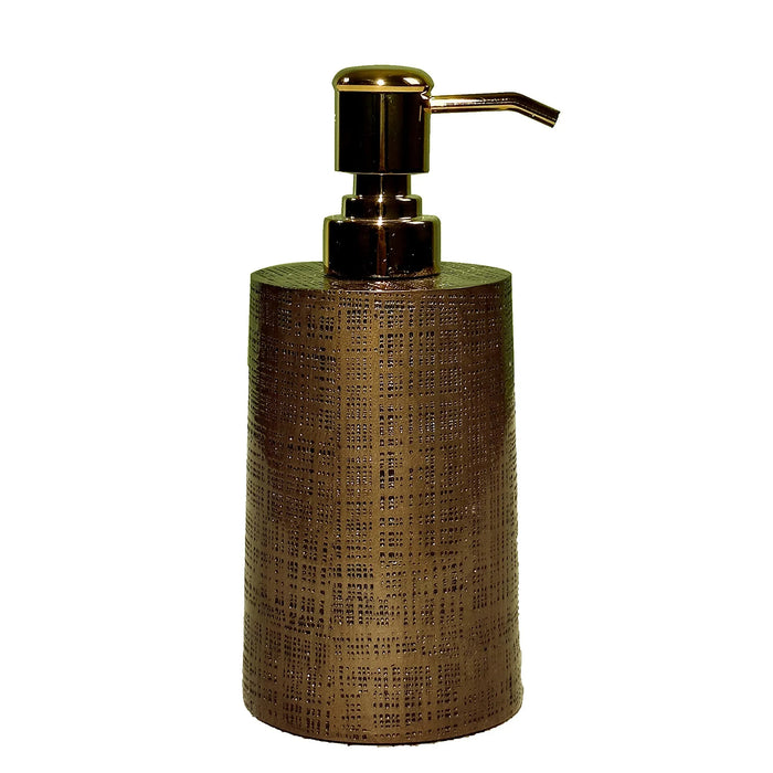 Vintage-Inspired Resin Bathroom Set – Jacquard Design, 7-Piece