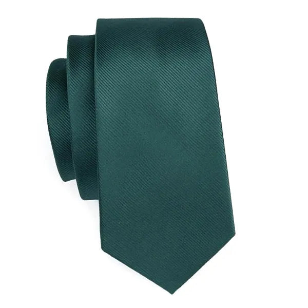 Jade Green Silk Tie for Men - Classy Elegant Accessory