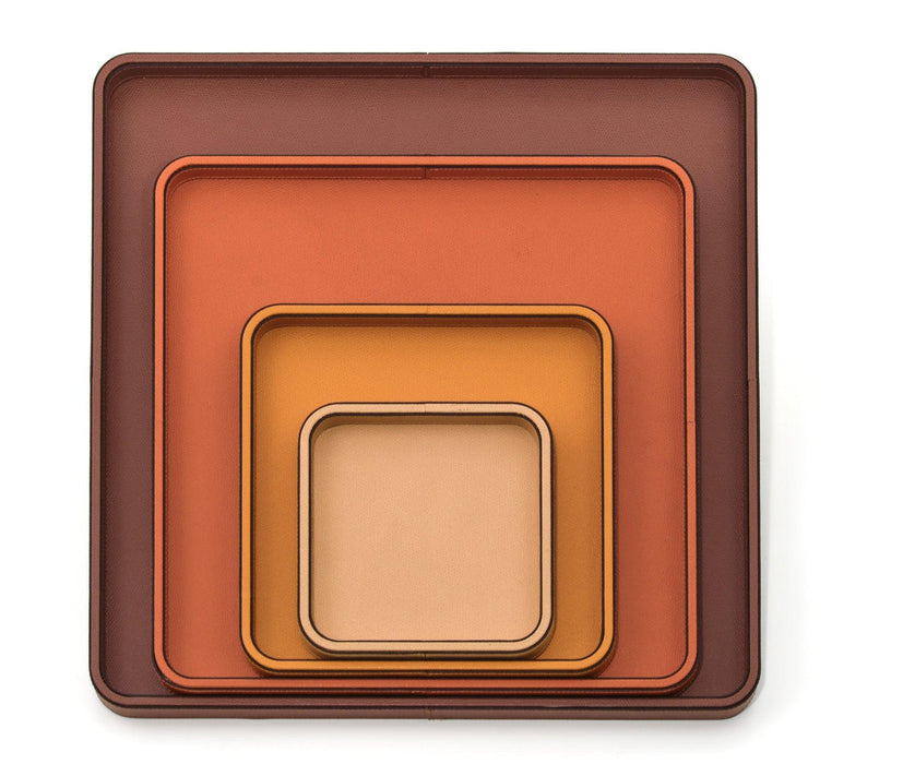 Stylish Jane Square Tray with Non-Slip Waterproof Surface