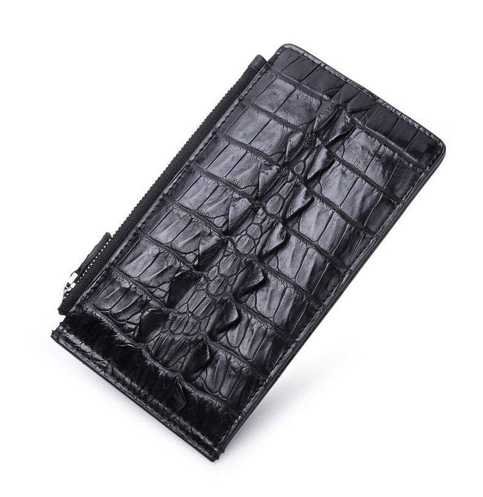 Men's Genuine Alligator Leather Card Holder - Classic Handmade Wallet
