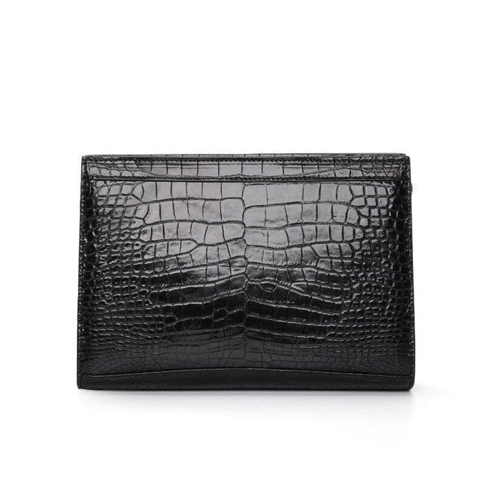 Men's Genuine Crocodile Leather Pouch – Classic Design