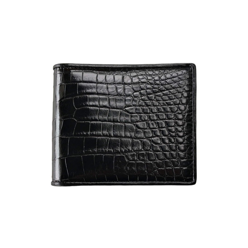 Genuine Crocodile Skin Leather Men's Business Wallet Card Holder