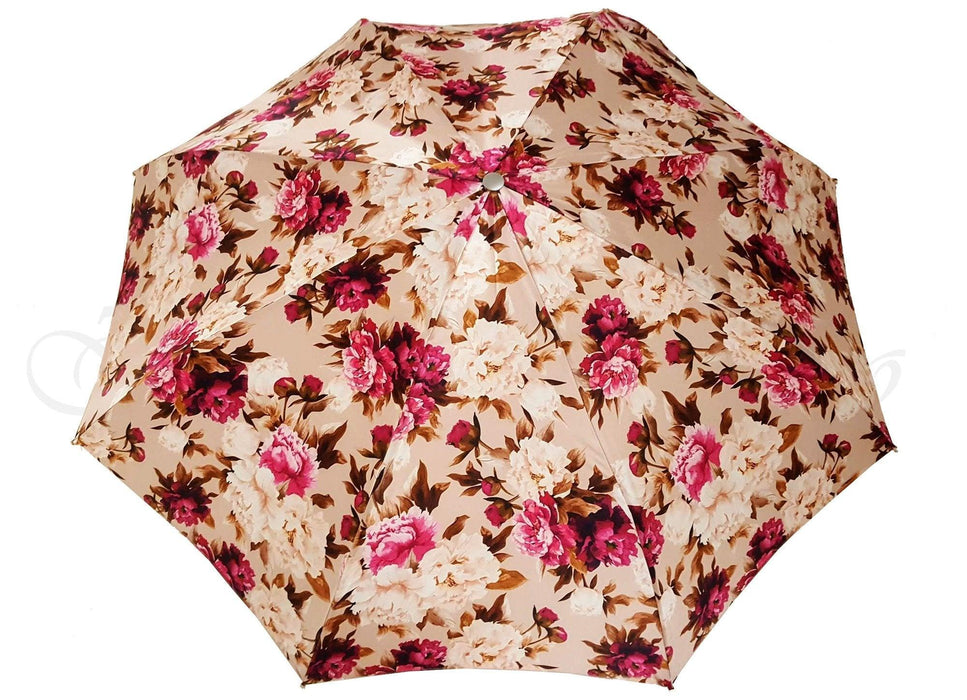 Ladylike Folding Umbrella with Exclusive Floral Design