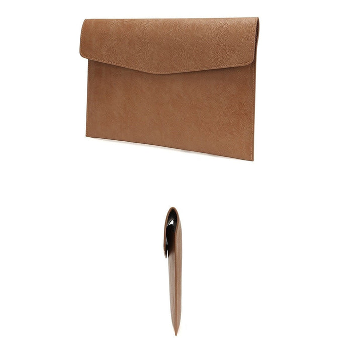 Leather Sleeve Case with Pouch Bag for Apple MacBook 13.3 Inches