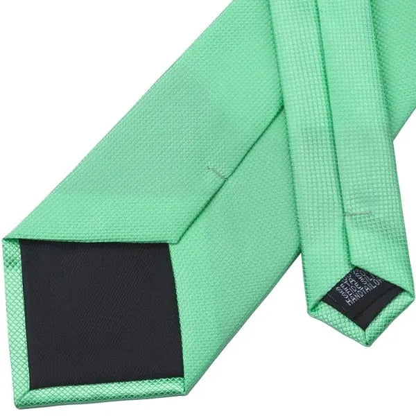 Mint Green Silk Tie for Men - Elegant and Classy Accessory