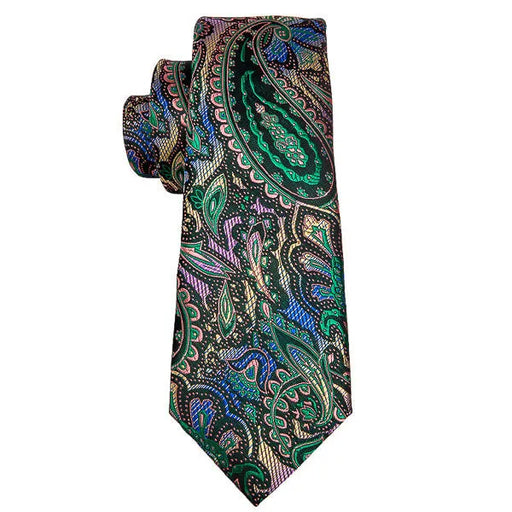 Multicolor Paisley Silk Tie for Classy Men Elegant Accessory for Any Occasion