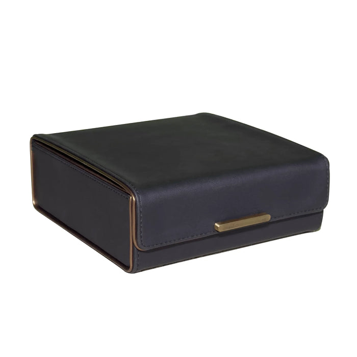 Modern Black Desk Organizer Set – Rose Gold & Vegan Leather