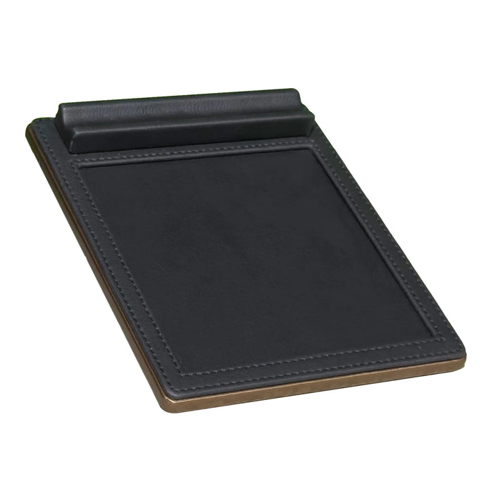 Modern Black Desk Organizer Set – Rose Gold & Vegan Leather