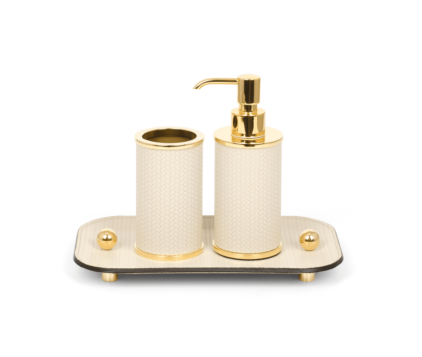 Stylish Chic Round Toothbrush Holder for Bathroom