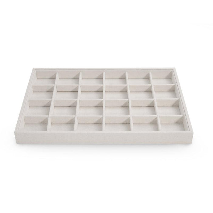 Linen Pendant Necklace Jewelry Multiple Display Tray