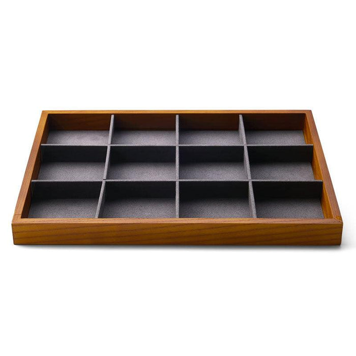 Stackable Solid Wood Jewelry Storage Display Tray