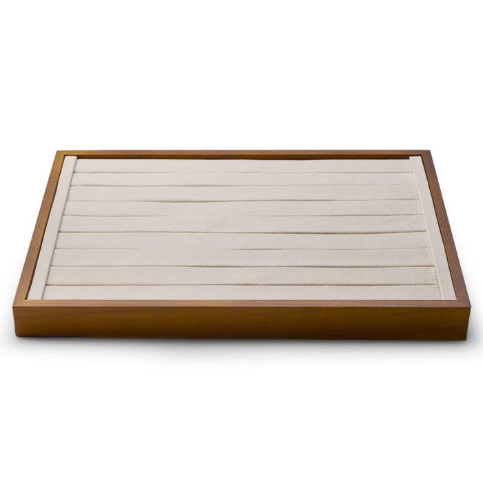 Stackable Solid Wood Jewelry Storage Display Tray