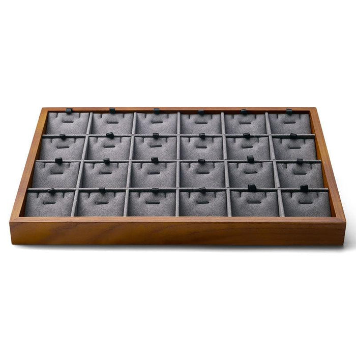 Stackable Solid Wood Jewelry Storage Display Tray