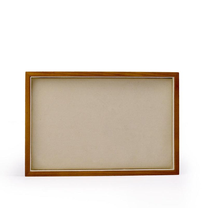 Wood Jewelry Display Showcase Tray Organizer