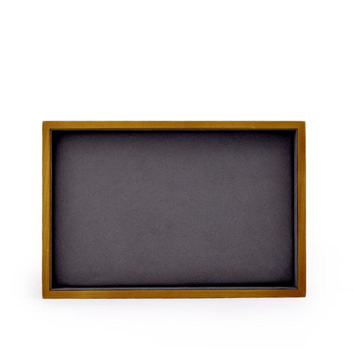Wood Jewelry Display Showcase Tray Organizer