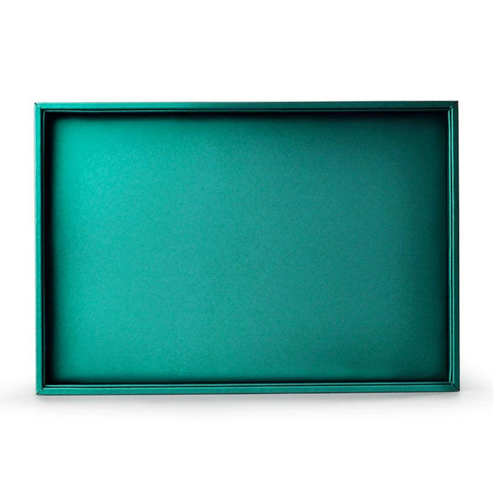 Luxury Green Leather Jewelry Display Tray