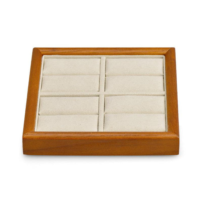 Square Wood Jewelry Storage Display Tray