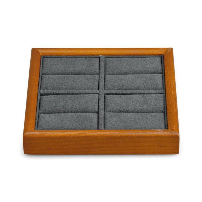 Square Wood Jewelry Storage Display Tray