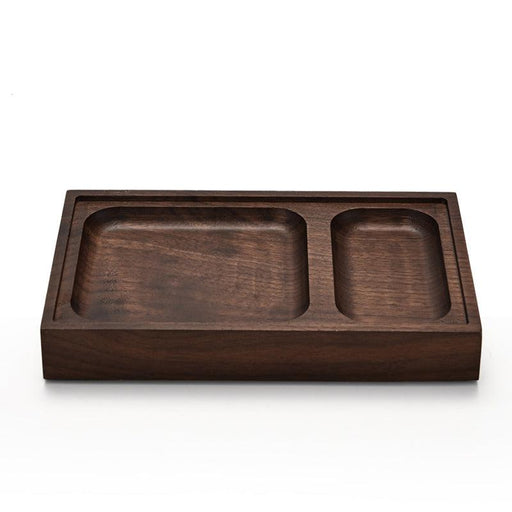 Stackable Walnut Wood Jewelry Display Tray